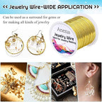 22 Gauge Jewelry Wire, Anezus Craft Wire Tarnish Resistant Copper Beading Wire - Image 8