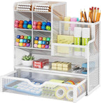 Marbrasse Mesh Pen Holder for Desk, Desk Organizers and Accessories for Office by Marbrasse