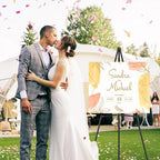 Easel Stand for Sign Portable, Adjustable Metal Easels for Display, Wedding - Image 9