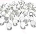 CYS EXCEL Clear Glass Gemstone Vase Filler Aquarium Round Marble Beads by CYSEXCEL%C2%AE