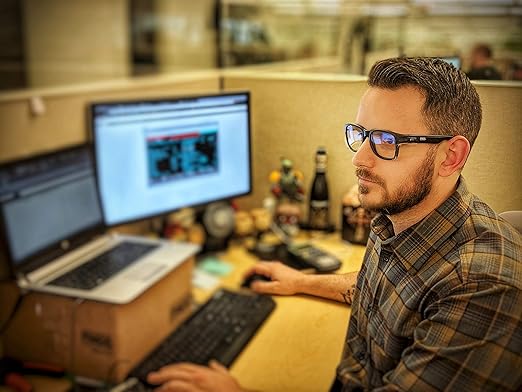 MAGID Y50 Safety Glasses for Construction | Black Frame — 1 Pair, ANSI Z87.1+ - Image 6