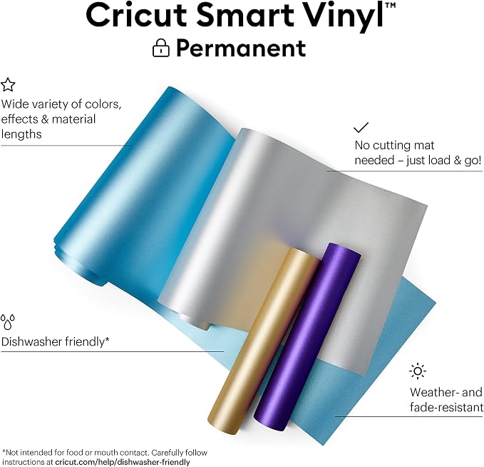 Cricut Smart Permanent Vinyl Shimmer Gold - Image 2