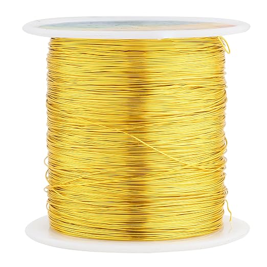 328 Feet Tarnish Resistant Copper Wires 28 Gauge Jewelry Craft Wires Beading by CREATZONE