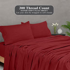 Royale Linens 300 Thread Count 100% Long Staple Combed Cotton Flat Sheet - Image 5