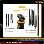 8-In-1 Multi Blades Hand Saw, Drywall Cutter. Hacksaw. Long Blade Hand Saw - Image 2