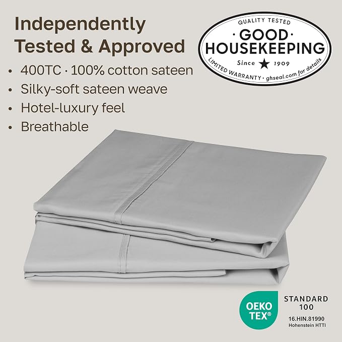 California Design Den Standard Queen Size Pillowcase Set - Image 2