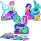 ORB The Factory Sticky Mosaics Mermaids Blue/Yellow/Orange/Purple - Image 6