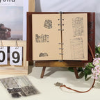 GLOBLELAND Books Clear Stamps Library Card Silicone Clear Stamp Reading List - Image 6