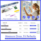 SOMWISE Rainbow Window Privacy Film, Heat Control, UV Blocking, Anti-Glare - Image 8