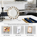 Artliving Plate Stands for Display, 8 Inch Black Iron Easel Plate Display Photo - Image 5