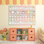 Qyeahkj Boho Bulletin Board Paper Roll Pink Bulletin Board Background Paper - Image 7