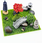 Cayway Outdoor Fairy Garden Miniatures Mini Zen Garden Accessories, Artificial - Image 7
