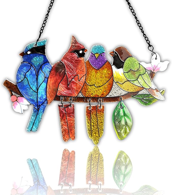 DASTOLL Stained Glass Window Hanging by DASTOLL