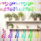 12pcs Leaf Vine Stencils, Leaves & Flower Stencil Reusable Floral Stencil - Image 7