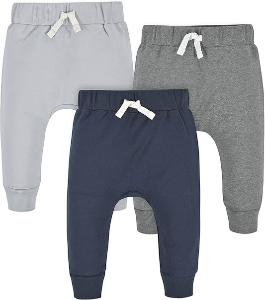 Gerber Baby-Boys Toddler 3-Pack Jogger Pants