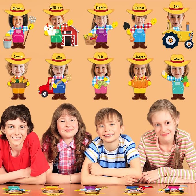 60pcs Farm Theme Cutouts Farmer - Image 5