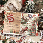 Christmas Scrapbooking Supplies Kit, Aesthetic New Year Festival Scrapbook Kits - Image 6