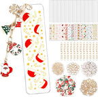 245PCS Acrylic Bookmark Blanks Thicken 12 DIY Bookmark Making 15 Christmas UV by HOMAR