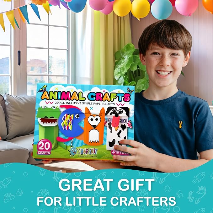 Craftikit® 20 Award-Winning Animal Toddler Arts and Crafts - Image 2