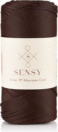 Sensy Premium 2mm 251 Yards Polyester Rope 100% Polypropylene Cord Macrame Cord by SSENSY