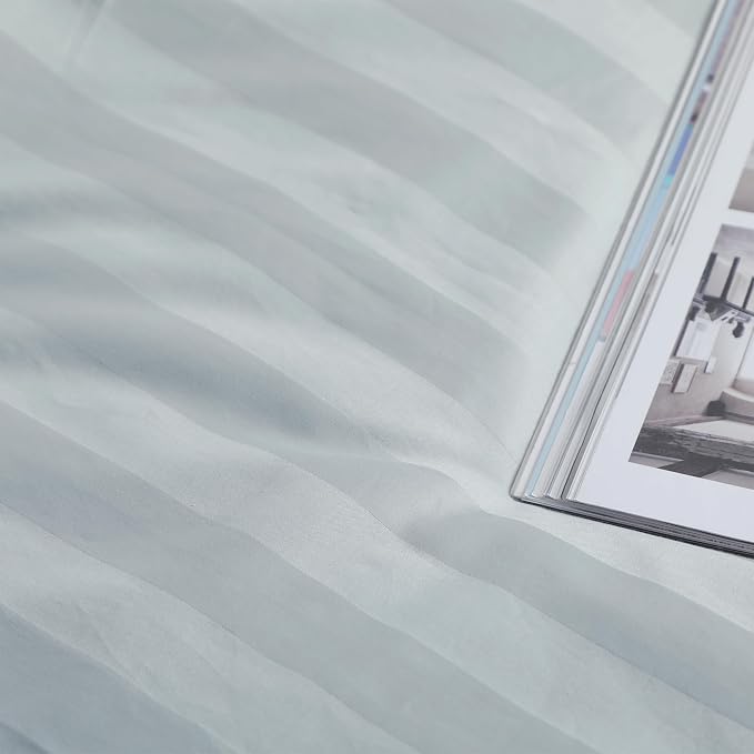 Flat Sheet Only TwinXL Size, 400 TC 100% Egyptian Cotton Flat Sheet Striped - Image 7