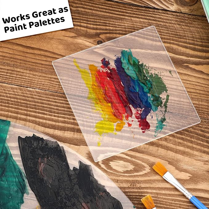 4 x 4 Inches Clear Plastic Acrylic Sheets 0.12 Inch Thick Acrylic Square Panel - Image 5