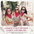 Suhine 100% Cotton Solid Bandanas Blank Bandanas Multifunctional Headband Scarf - Image 3