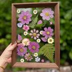 A4 Large Dried Pressed Flowers for Resin Purple Pressed Flowers Real Dry - Image 3