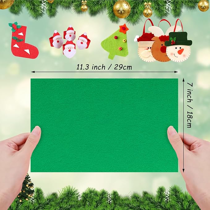 Jtnohx Stiff Felt Sheets, Craft Felt Square - Image 4