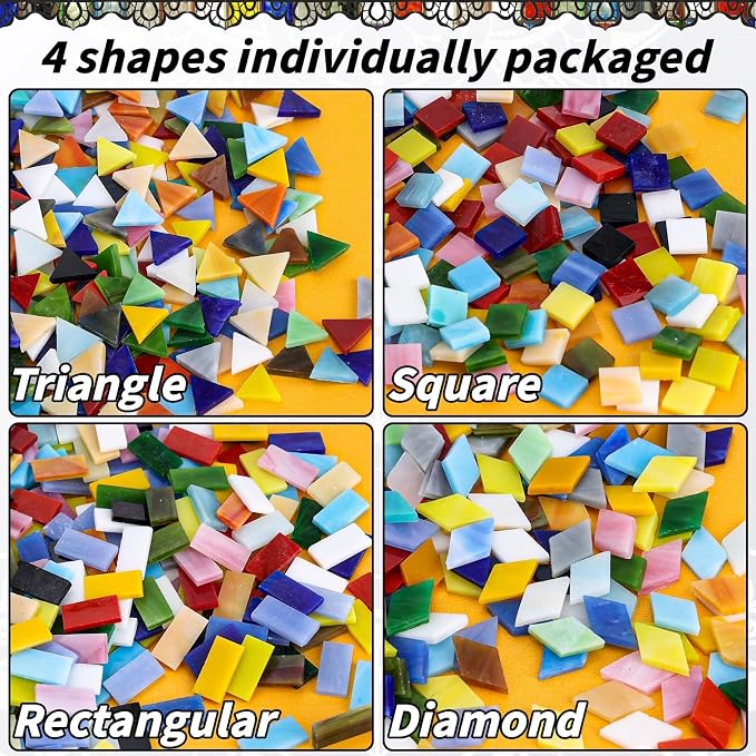 3200 Pcs Mosaic Tiles, Glass Mosaic Tiles - Image 3