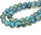 MJDCB Synthesis Colour Malachite Beads Beautiful Fashion Round Stone Beads - Image 3