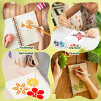 Fainne 100 Pcs 2 Inch Stencils Small Stencils - Image 4