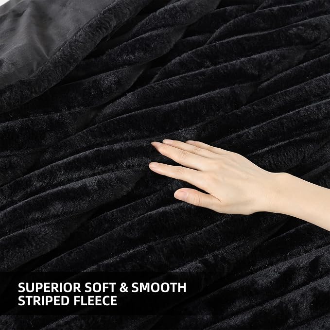 Smoofy Fluffy Full Size Comforter Sets 3 Pieces - Image 5