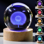 3D Dandelion Gifts for Women Crystals Ball by Unknown