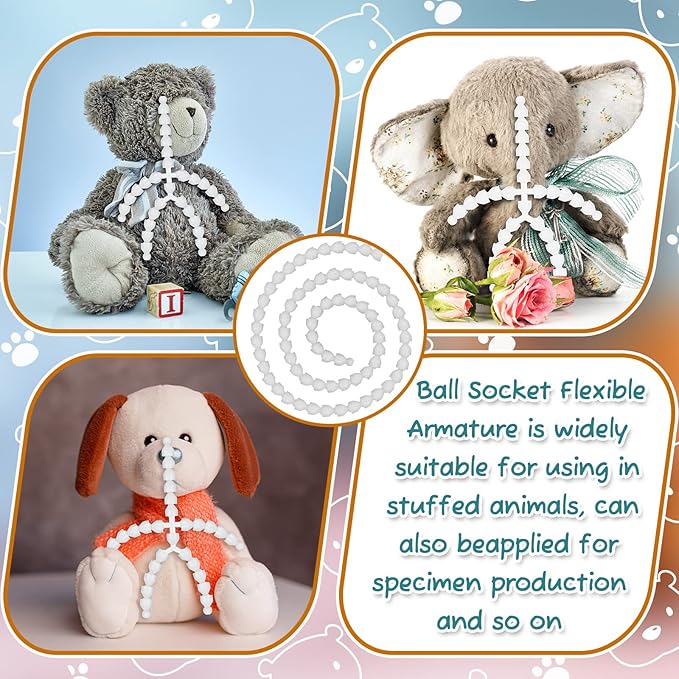 Maitys 144 Pieces Doll Armature Set - Image 7
