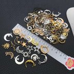 WOCRAFT 100pcs Sun Moon Star Charms - Image 4