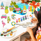 JellyArch 36 Pcs Summer Wood Cutouts Crafts - Image 5