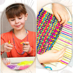 Minatee 36 Pcs Beginners Wooden Loom Notched Weaving Loom Basket Weaving Tools - Image 5