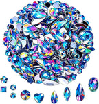 1000 Pcs Crystal AB Colorful Jewels Gems by KDCQAH