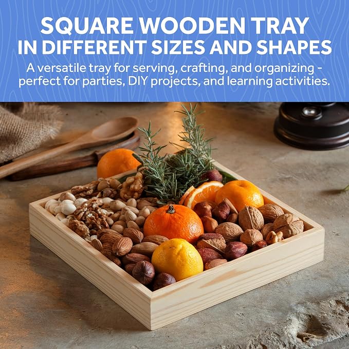 Wood Canvas Panel Cradled 12 x 12 inch, Shadow Box, & Tray Crafts, by - Image 3