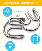 Coogam Metal Wire Puzzle Set of 16 - Image 6