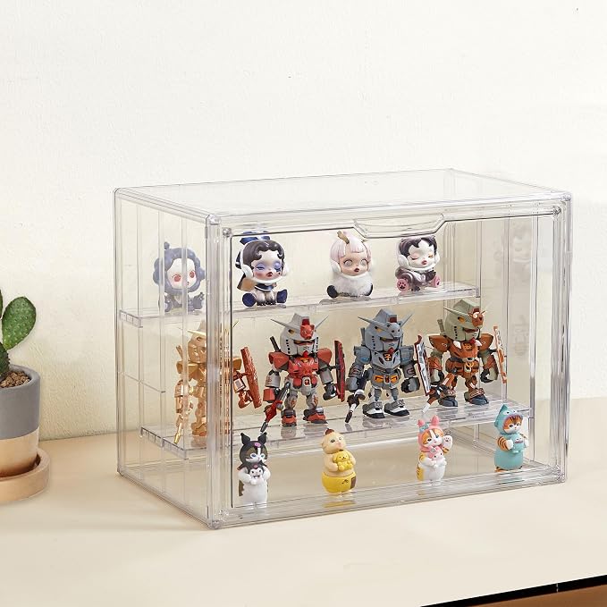 Clear Acrylic Display Case Upgrade 4 Tier Figure Display Case - Image 7