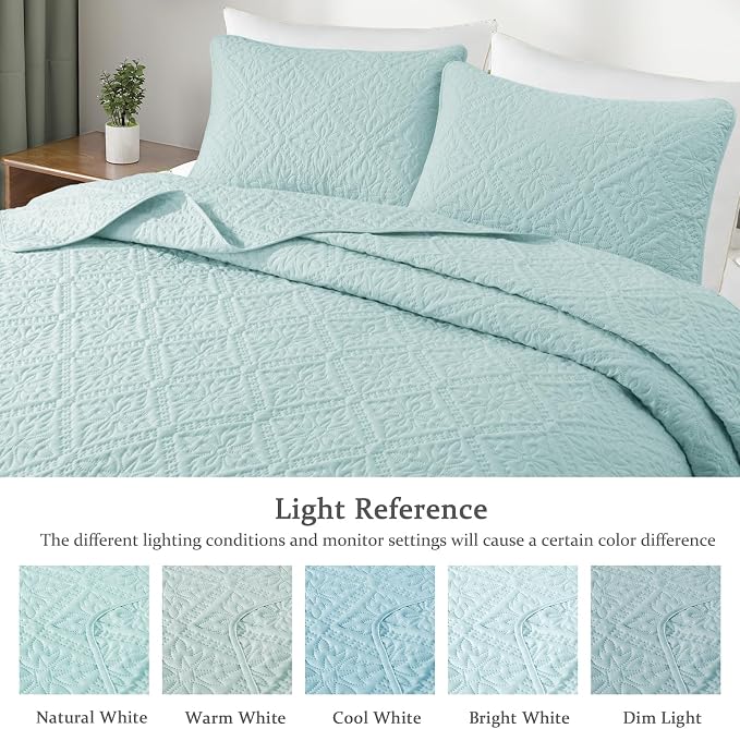 Exclusivo Mezcla Twin Quilt Bedding Set, Lightweight Soft Bedspreads Coverlets - Image 3