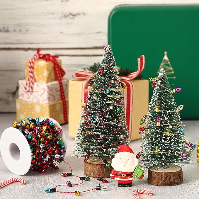 Jansun 32.8 Feet Dollhouse Fake String, Miniatures Dollhouse Christmas String - Image 4