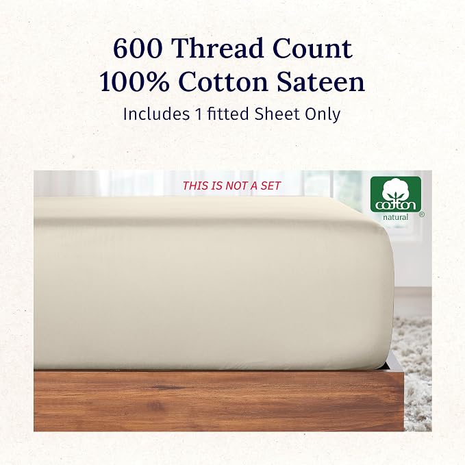 California Design Den Queen Size Fitted Sheet Only - Image 4