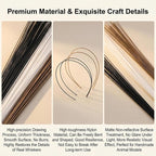 900 Pieces 7.5cm Professional Plastic Craft Whiskers, Soft Sculpture and Art - Image 4