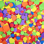 1500 Pieces Self Adhesive Foam Stickers Mini Geometry Shapes EVA Foam Stickers by Sumind