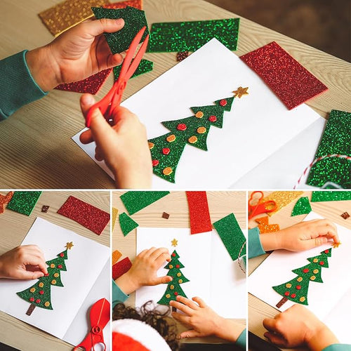 10 Sheets Glitter Paper Sheet for ‌St. Patrick's Day Juneteenth Decor Table - Image 2