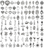 Jewelry Making Charms Pendants for Bracelet Bulk lot Necklace Earrings Keychain by awaFanee