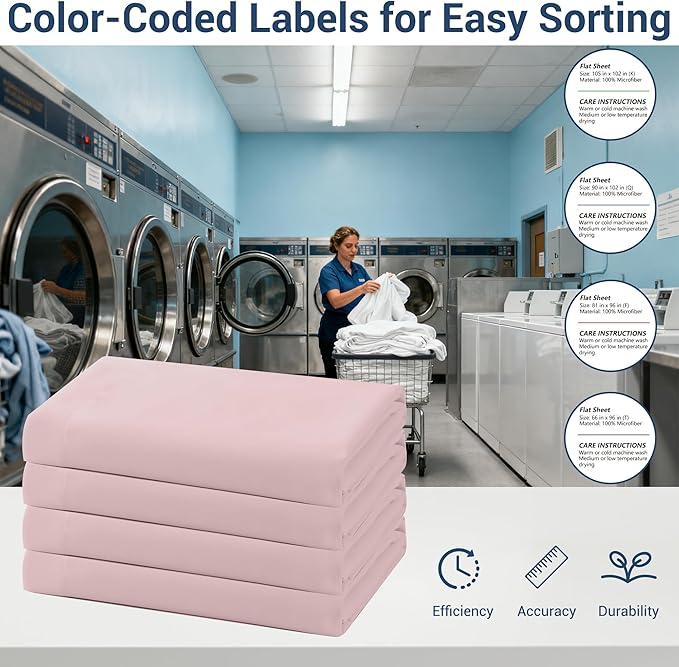 Queen Flat Sheet Only, 1 Pack Top Bed Sheets, Soft Breathable Brushed - Image 4